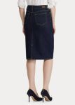 LDS04 LAUREN BY RALPH LAUREN DENIM SKIRT